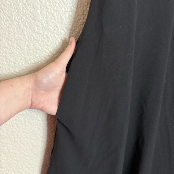 Athleta Conscious Dress Large Tall Black Racerback Athletic Tennis Golf Mini LT - Picture 10 of 12